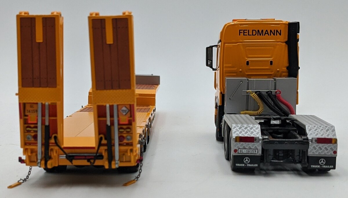 WSI 01-1697 1:50 Feldmann Mercedes-Benz Actros Big Space Semi NIB