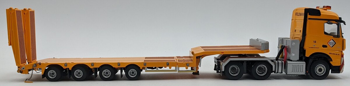 WSI 01-1697 1:50 Feldmann Mercedes-Benz Actros Big Space Semi NIB
