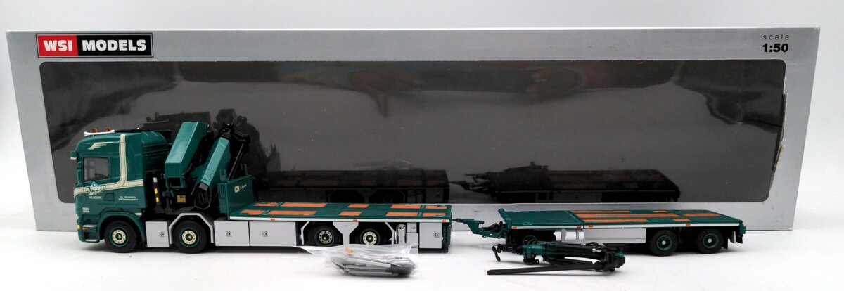 WSI 01-1771 1:50 Scale G.L. de Haan - Scania Streamline Highline Flat LN/Box