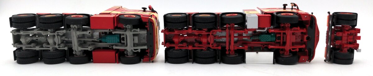 WSI 10-1487 1:50 Volvo FH4 Glob. XL 8x4 & Volvo FH2 Glob. XL 8x4 & Add on Axel VG/Box