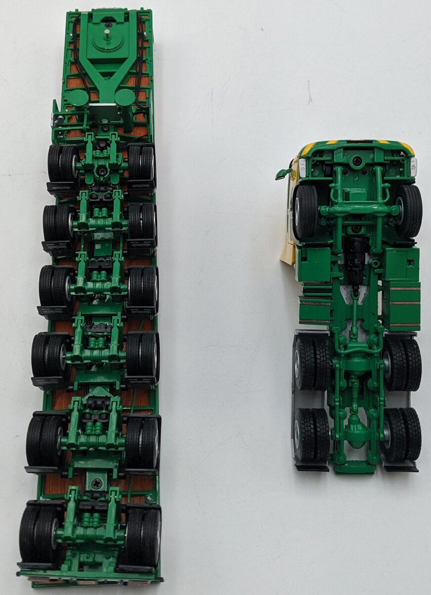 WSI 02-1152 1:50 Scania Topline 6 x 4 W/ Ballast Oplegger White NIB