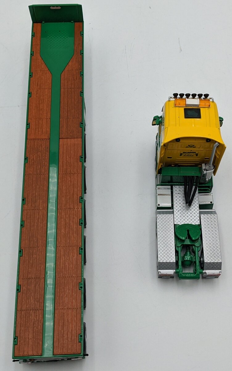 WSI 02-1152 1:50 Scania Topline 6 x 4 W/ Ballast Oplegger White NIB