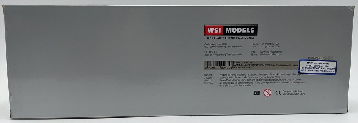 WSI 01-2524 1:50 Scholpp Mercedes-Benz Arocs MP4 Big Space SLT NIB