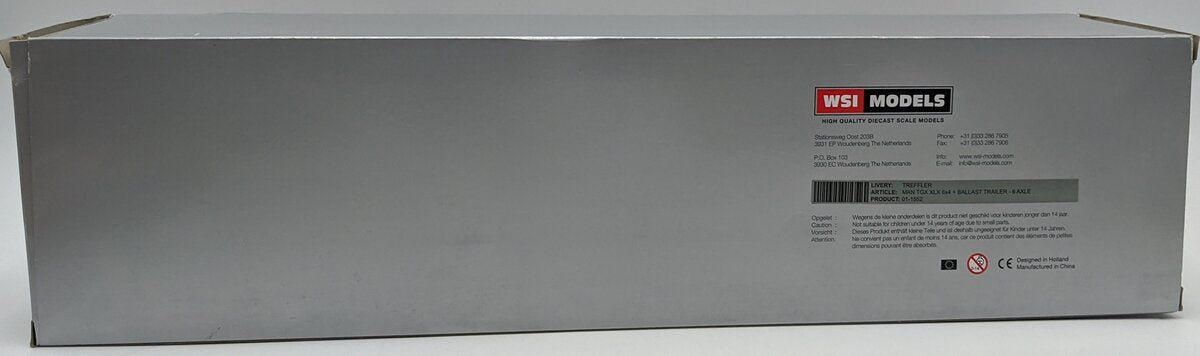 WSI 01-1552 1:50 Treffler MAN TGX XLX NIB