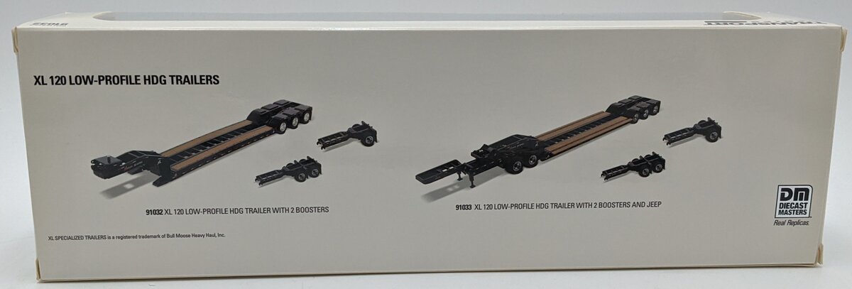 DieCast Masters 91032 1:50 XL 120 Low-Profile HDG Trailer with 2 Boosters VG/Box
