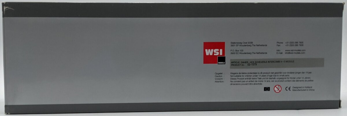 WSI 02-1579 1:50 Daher-HCS - Scheuerle Intercombi Trailer NIB