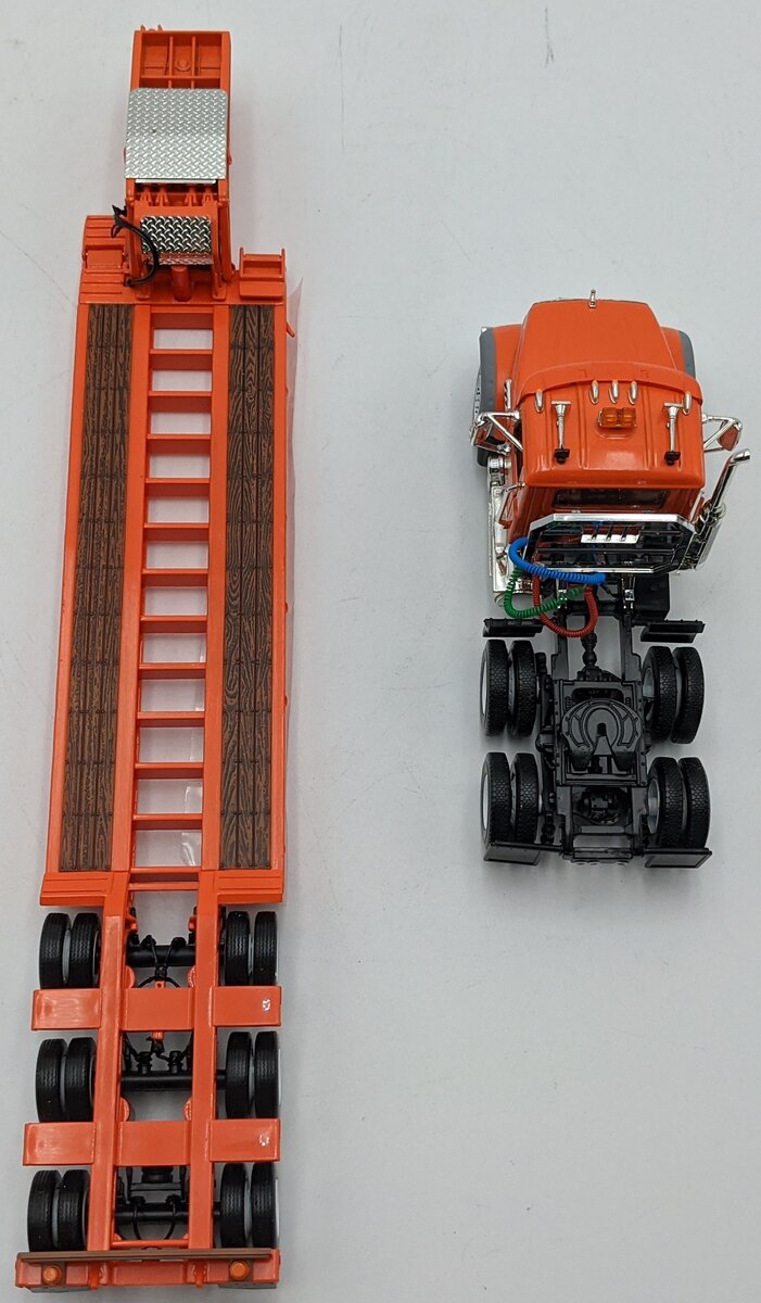First Gear 59-3103 1:50 Mack Granite MP W/Lowboy Trailer Iowa Hwy Dept NIB