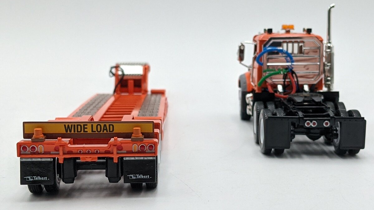 First Gear 59-3103 1:50 Mack Granite MP W/Lowboy Trailer Iowa Hwy Dept NIB