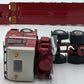 Lion Toys 1:50 MAN Heavy Haul Tractor W/Lowboy Trailer Red & White VG/Box