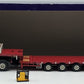 Lion Toys 1:50 MAN Heavy Haul Tractor W/Lowboy Trailer Red & White VG/Box