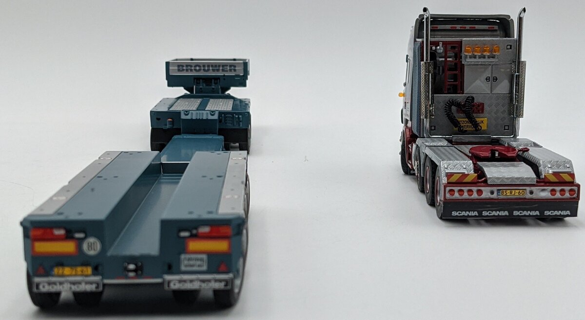 Tekno 61566 1:50 Scania R Series Topline Goldhofer XLE Brouwer NIB