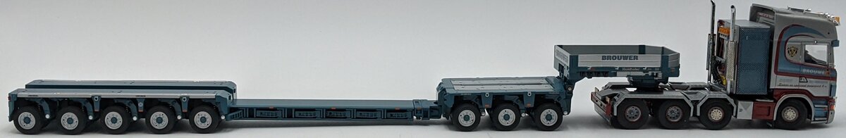 Tekno 61566 1:50 Scania R Series Topline Goldhofer XLE Brouwer NIB