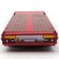 Tekno TB 000074 1:50 Scale Flatbed trailer 3 axle red NIB