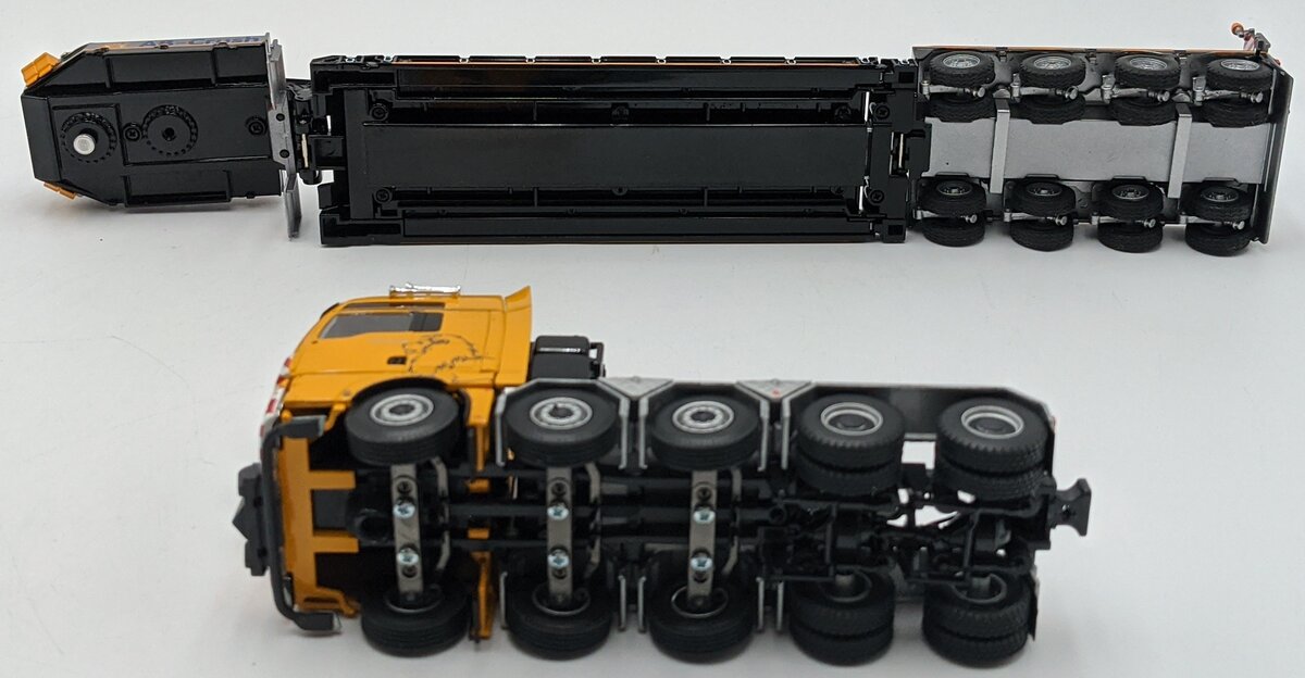 Tekno 8996/5 1:50 MAN TGX XXL 2+4 Lowboy AB Crush Yellow NIB