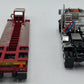 First Gear 50-3379 1:50 Peterbilt Model 367 With Tri-Axle Lowboy Trailer Black NIB