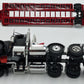 First Gear 50-3379 1:50 Peterbilt Model 367 With Tri-Axle Lowboy Trailer Black NIB