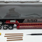 First Gear 50-3379 1:50 Peterbilt Model 367 With Tri-Axle Lowboy Trailer Black NIB