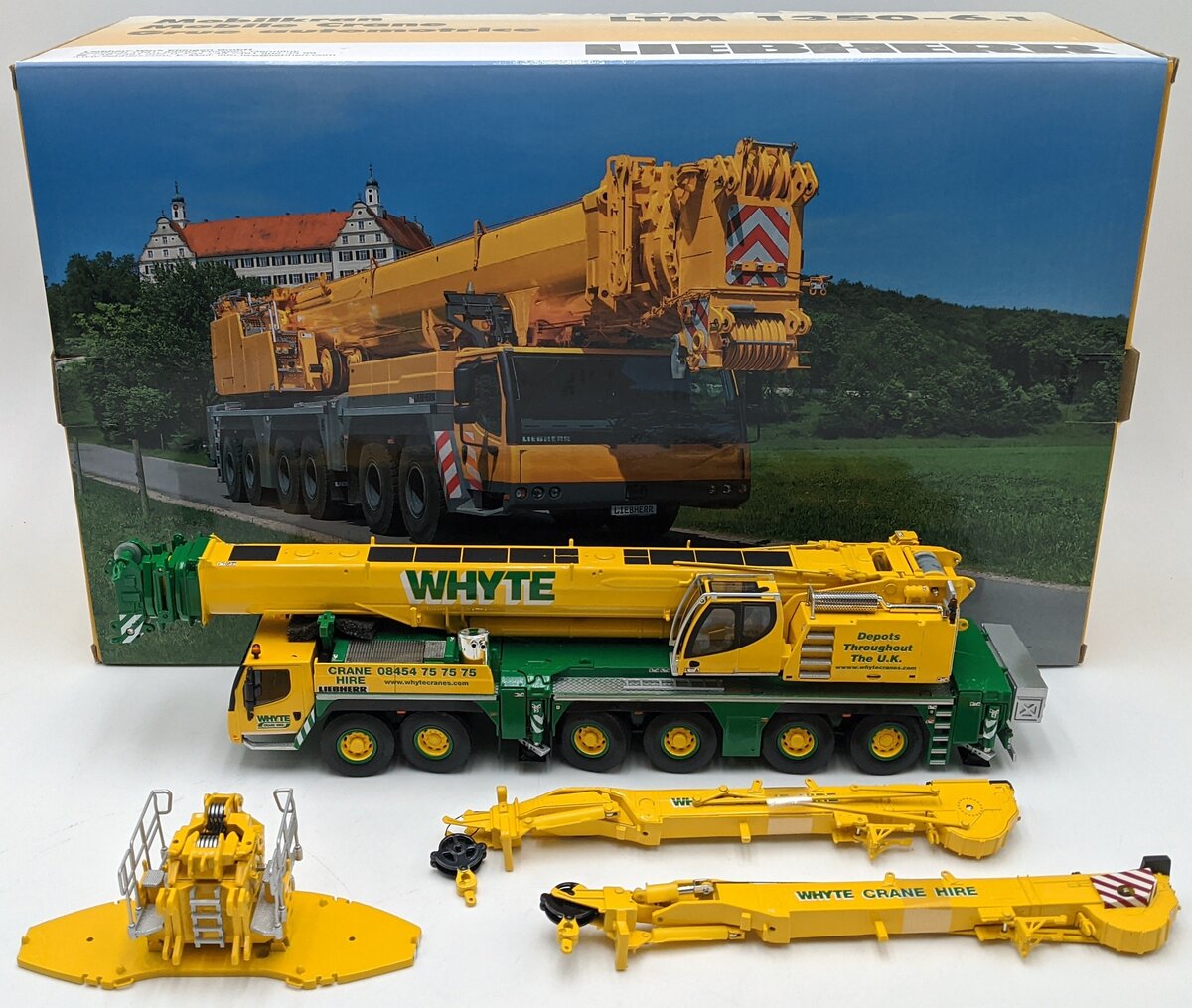 WSI 51-2008 1:50 Whyte Crane Hire - Liebherr LTM 1350-6.1 Mobile Crane NIB