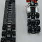 First Gear 50-3356 1:50 Peterbilt Model 367 with Tri-Axle Lowboy Trailer Orange NIB