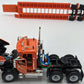 First Gear 59-3103 1:50 Peterbilt 367 Semi Truck W/Lowboy Trailer Orange NIB