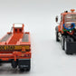 First Gear 59-3103 1:50 Peterbilt 367 Semi Truck W/Lowboy Trailer Orange NIB
