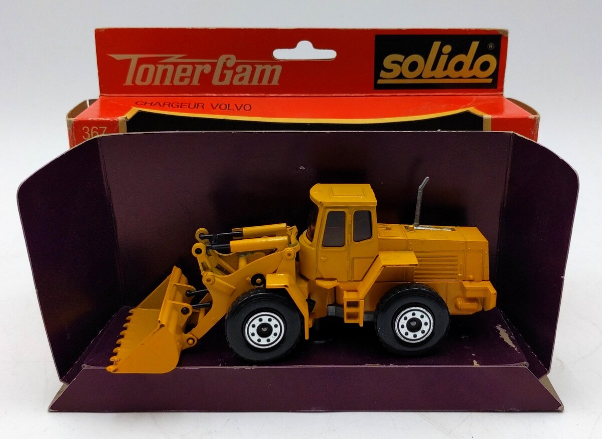Solido 367 1:55 Scale Diecast Toner Gam Volvo Wheel Loader EX/Box