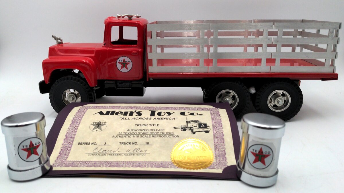 Allens Toy Company 1:16 Scale Texaco Stake Mac Truck NEW