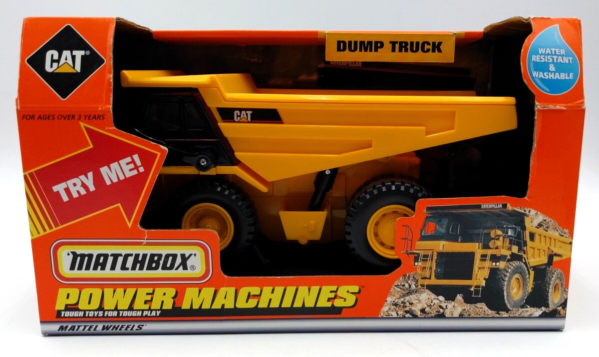 Matchbox 18902 1:50 Scale Caterpillar Power Machine Dump Truck NIB