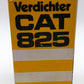 NZG 135 1:50 Scale Diecast Caterpillar 825 Compactor - Yellow VG/Box