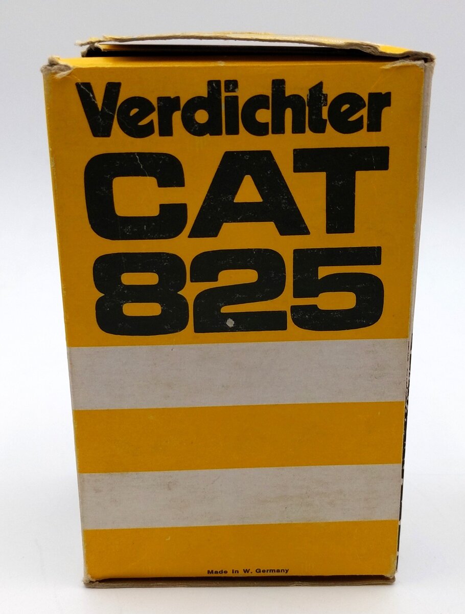 NZG 135 1:50 Scale Diecast Caterpillar 825 Compactor - Yellow VG/Box