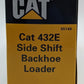 Norscot 55149 1:50 Caterpillar 432E Side Shift Backhoe MT/Box