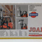 Joal 285 1:25 Scale Diecast Nissan Forklift (Red/Black) NIB