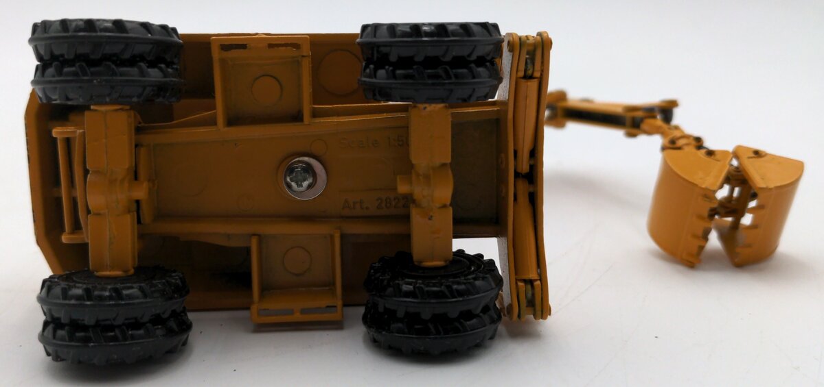 Conrad 2822 1:50 Scale Diecast A912 Liebherr Wheeled Excavator w/ Bucket EX/Box