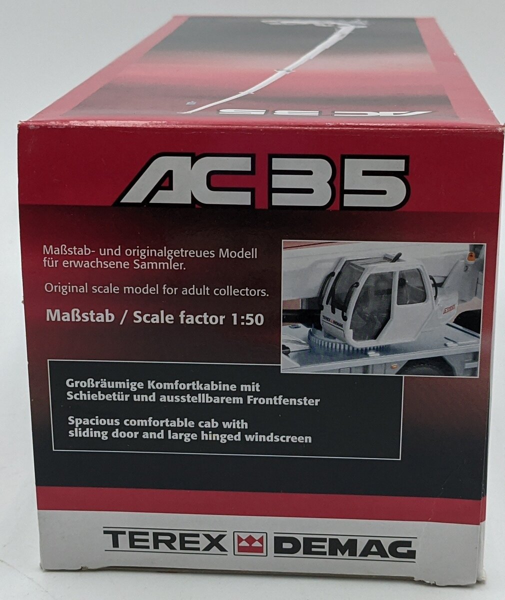 NZG 532 1:50 Scale Diecast Terex Demag AC 35 Mobile Crane VG/Box