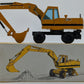 NZG 259 1:50 Scale Diecast Caterpillar 224 Wheeled Excavator NIB