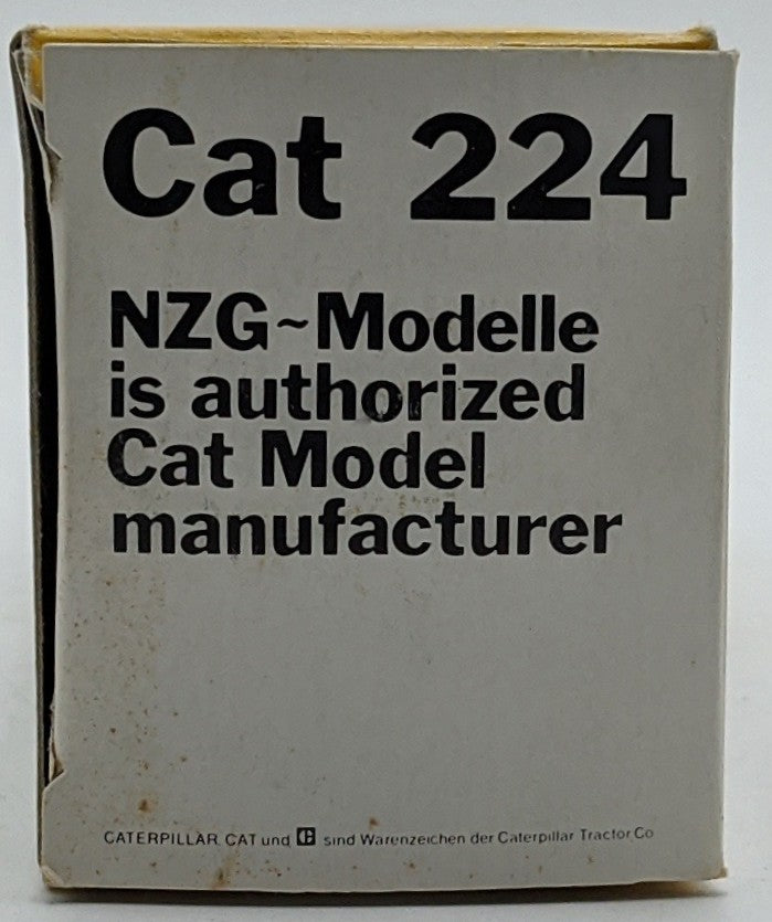 NZG 259 1:50 Scale Diecast Caterpillar 224 Wheeled Excavator NIB