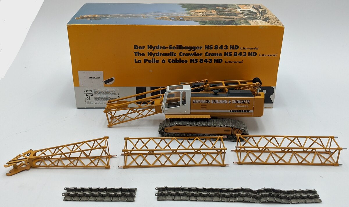 Conrad 2731 1:50 Liebherr HS 843HD Crawler Crane VG/Box
