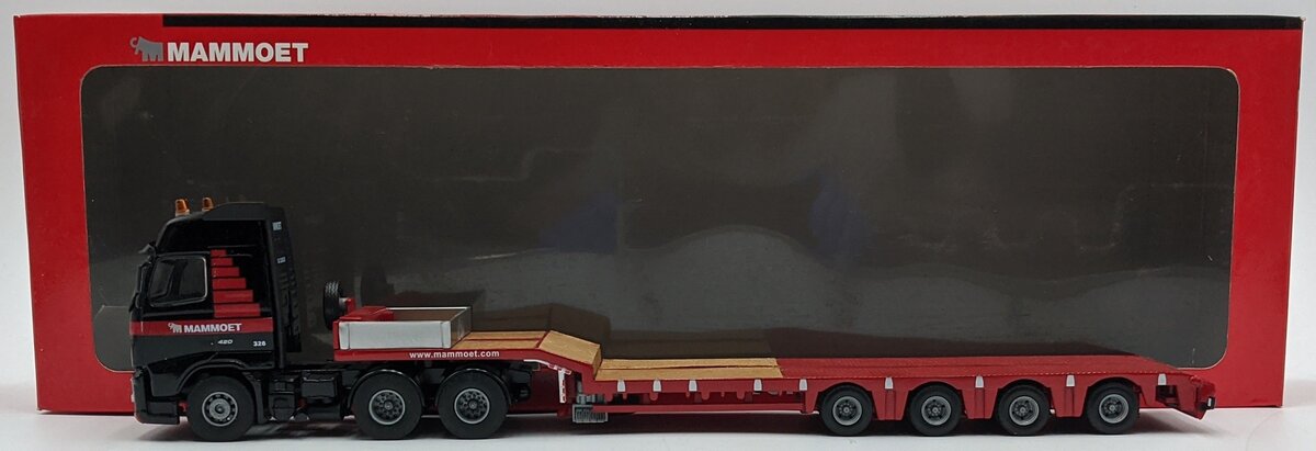 Lion Toys 119911 1:50 Scale Diecast Volvo FH12 w/ Lowloader  - Mammoet NIB