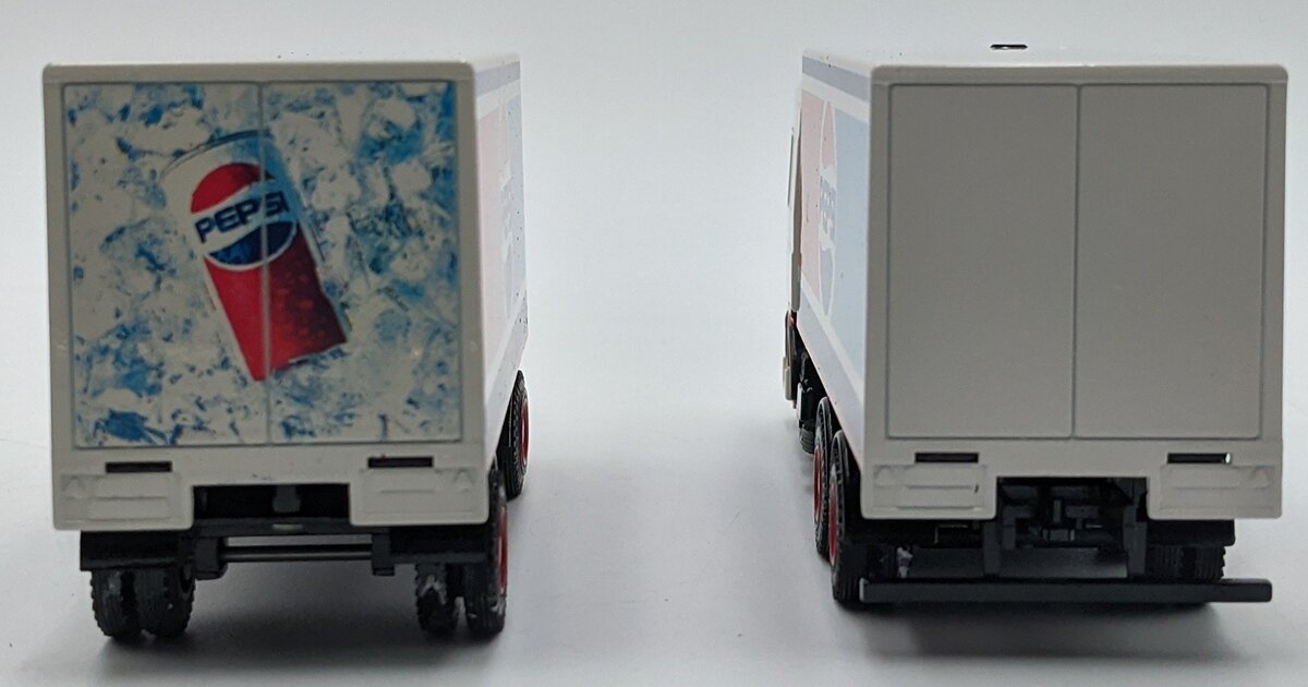 Lion Toys 74 1:43 Scania Pepsi Truck W/Trailer NIB