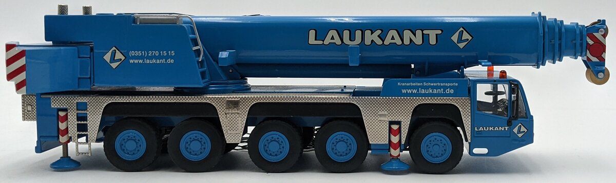 NZG 514/01 1:50 Diecast Terex AC200 Mobile Crane (Laukant Livery) NIB