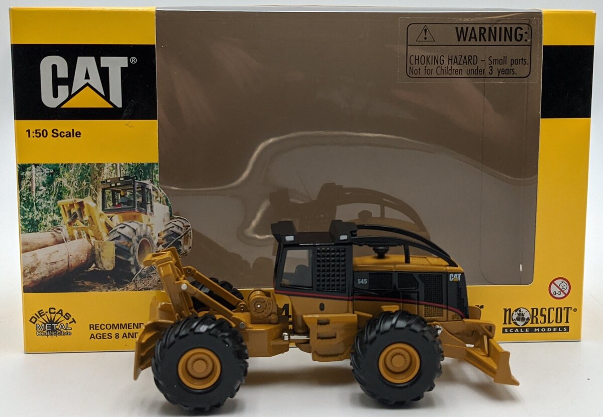 Norscot 55072 1:50 Die Cast Caterpillar 545 Cable Skidder NIB