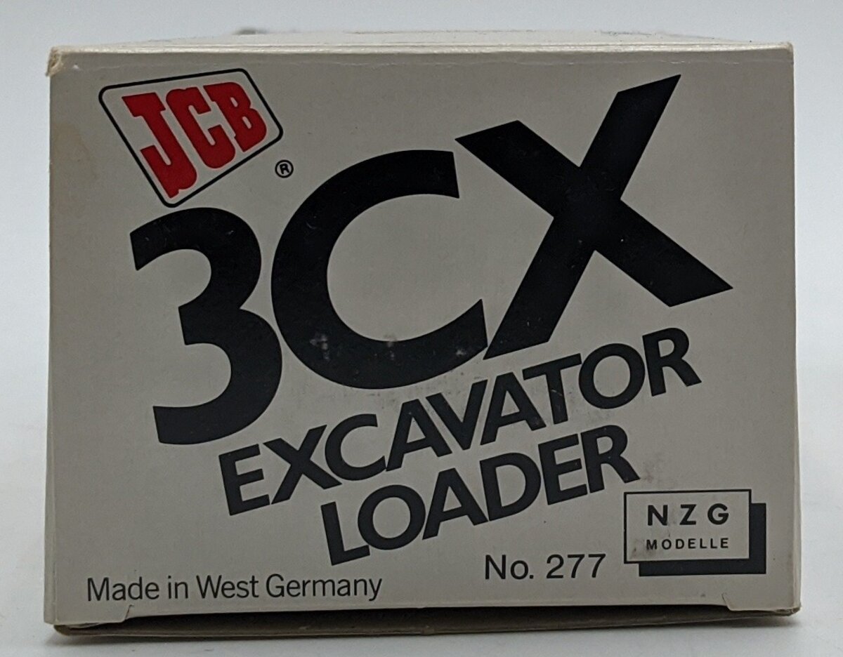 NZG 277 1:35 JCB 3CX Excavator Loader NIB