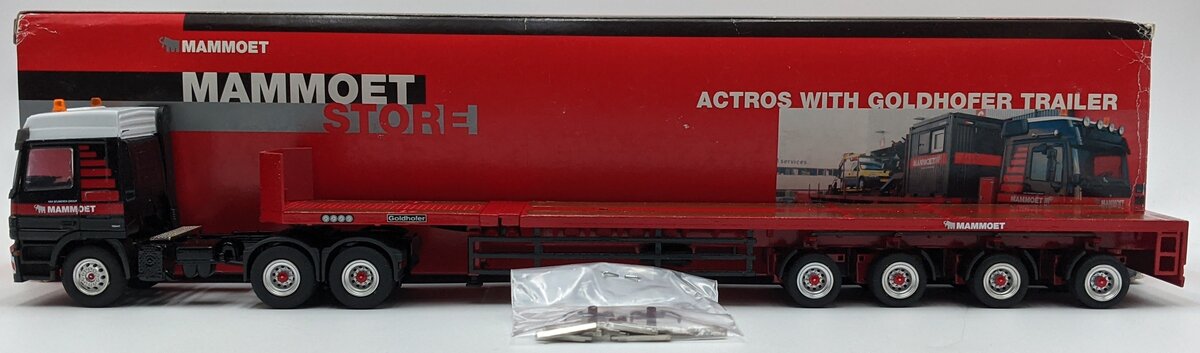 Conrad 40140/02 1:50 Mercedes Actros W/Goldhofer Trailer - Mammoet NIB