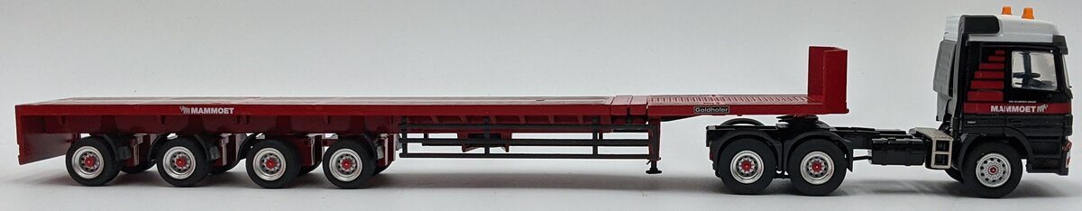 Conrad 40140/02 1:50 Mercedes Actros W/Goldhofer Trailer - Mammoet NIB