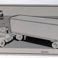 First Gear 19-1556 1:34 Diecast Model B-6 1960 Mobil Oil Mack Tractor & Trailer NIB