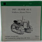 Stephen Adams M. 1:16 Scale BRASS Oliver OC-3 Tracked Crawler NIB