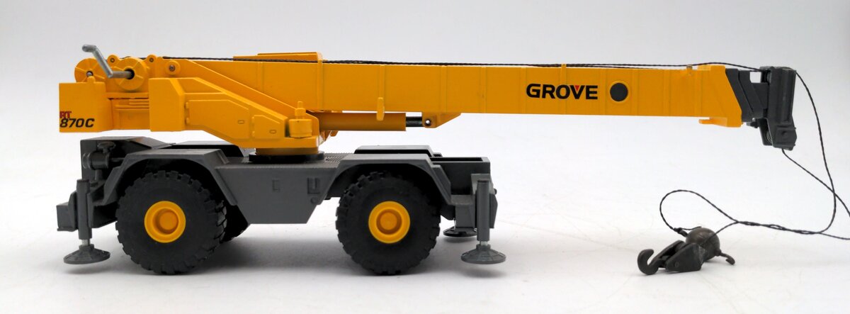 NZG 481 1:55 Scale Grove RT870C Rough Terrain Hydraulic Crane LN/Box