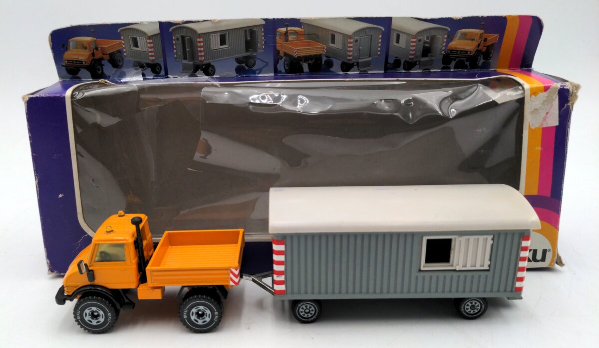 Siku 2519 1:55 Scale Scale Diecast Unimog Truck & Construction Headquarters EX/Box