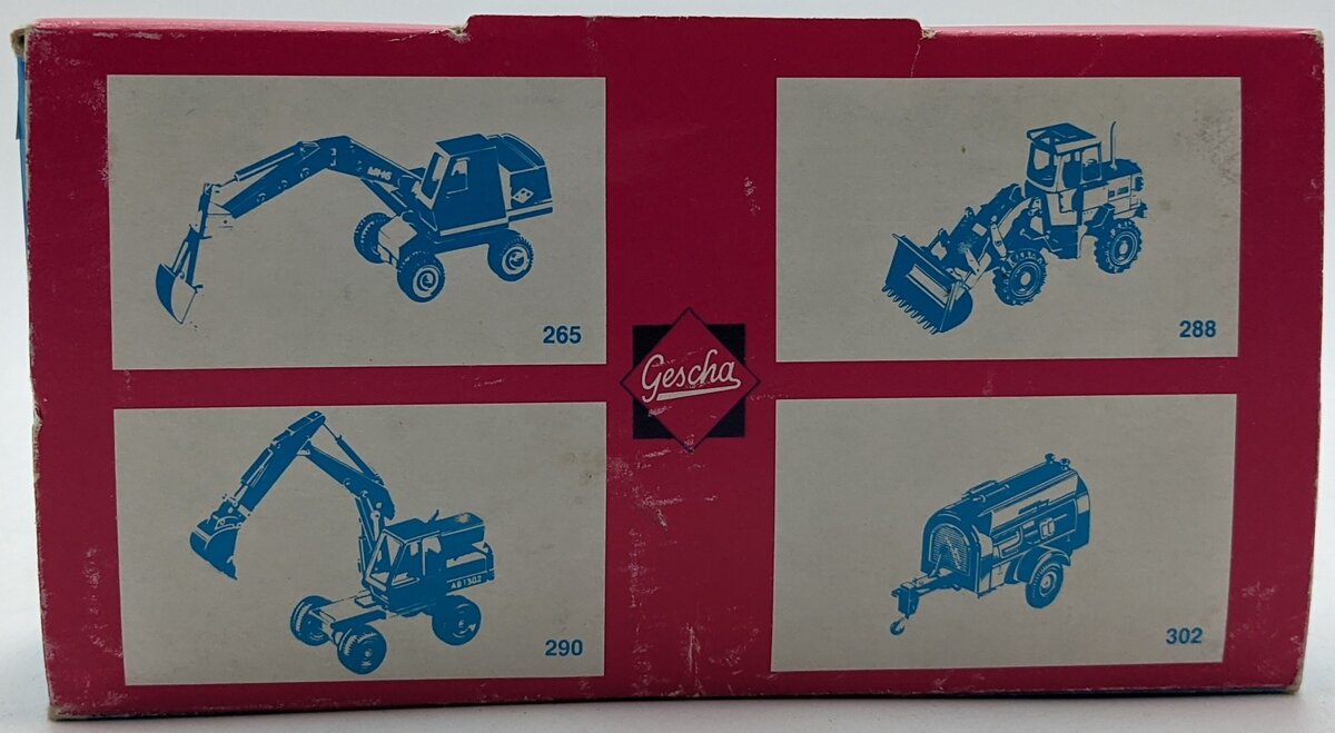Gescha 302 1:50 Scale Diecast  Fma Pokorny Robot Compressor NIB