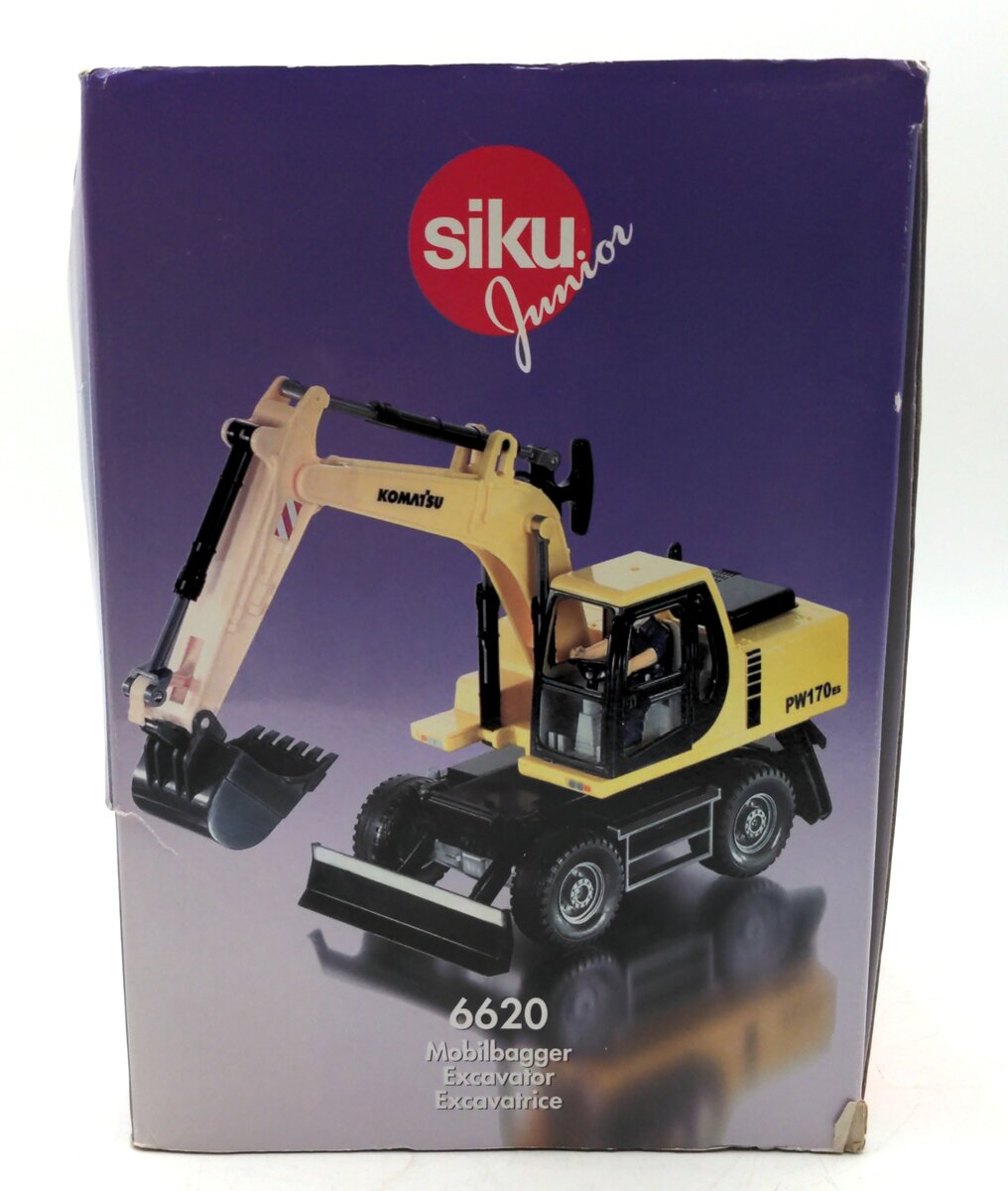 Siku 6620 Komatsu PW170ES Mobile Excavator Toy NIB